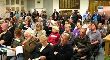 Mt Evelyn residents at the Council Meeting