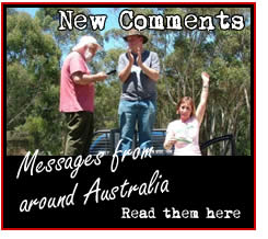 Letters we've received from around Australia. Click for details